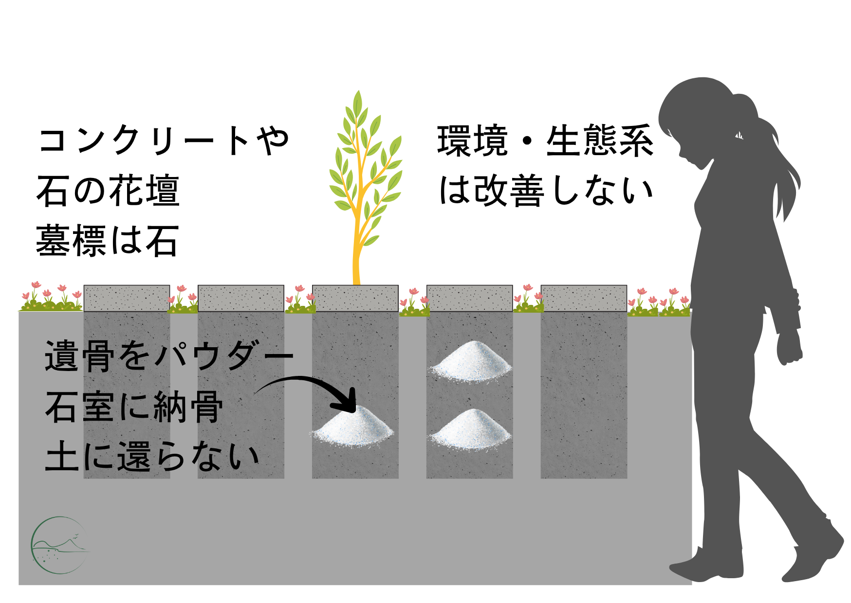 カロート型イラスト